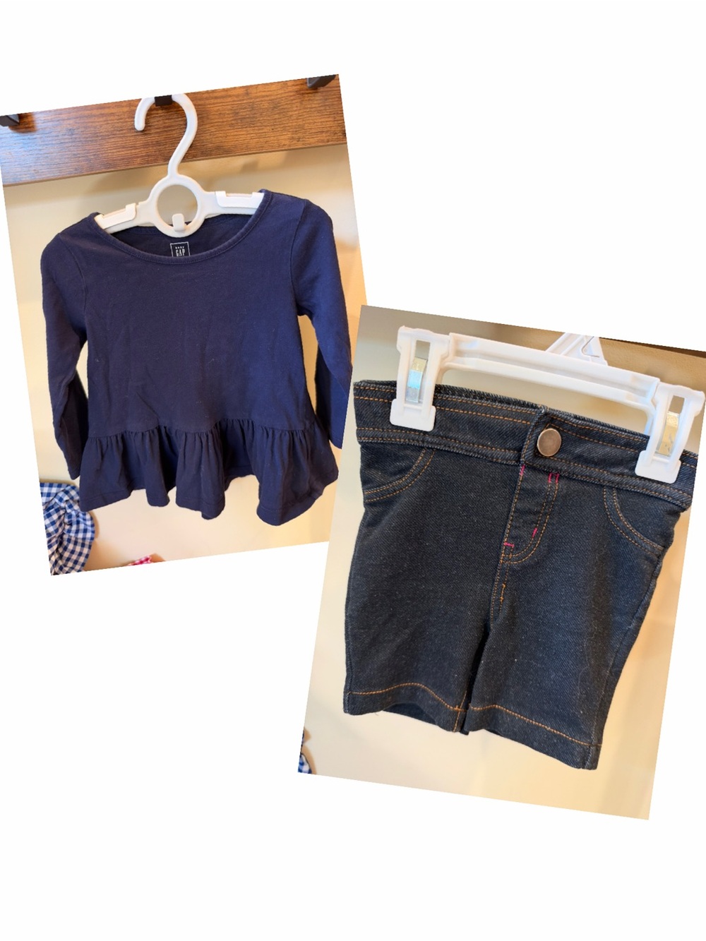 Baby GAP Toddler Girls Top and Shorts Set Size 2T